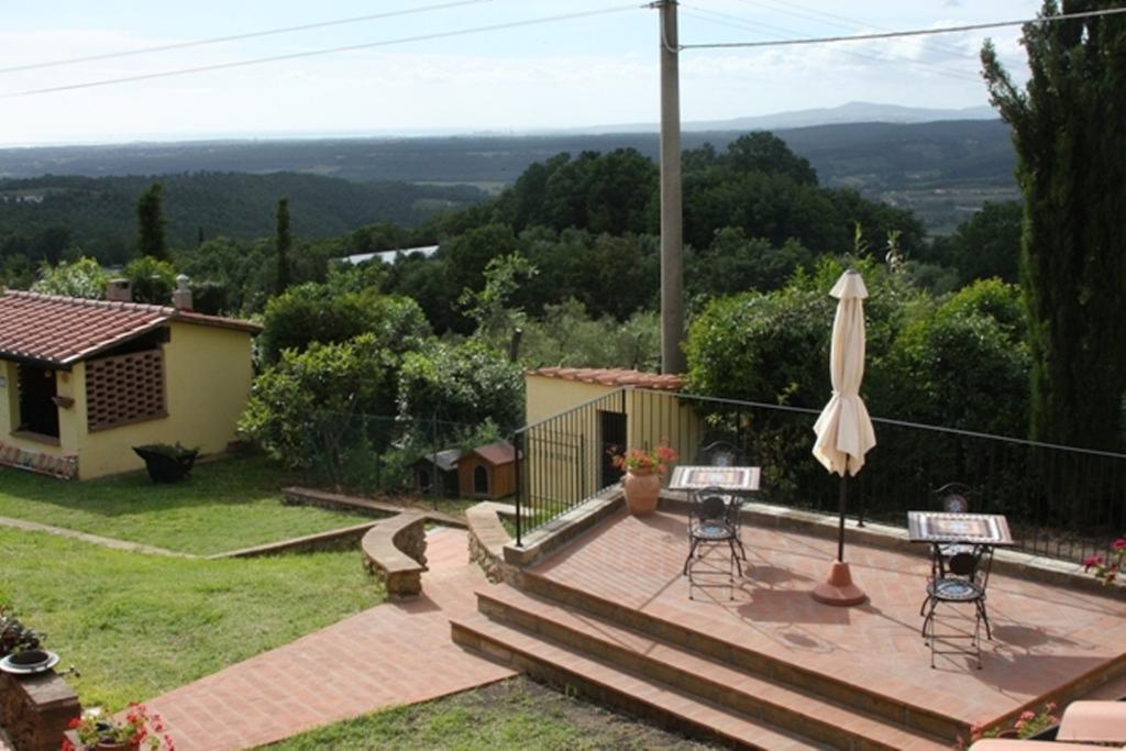 Villa Vigna Lontana à Montescudaio Extérieur photo